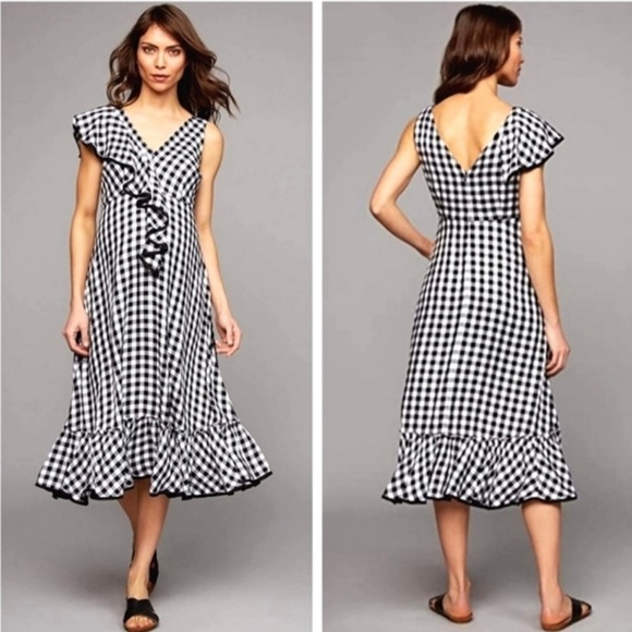 A Pea In The Pod Womens Maternity Dress Sz S Buffalo Check - Picture 1 of 5